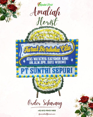 Papan Bunga Duka di Halongonan Timur