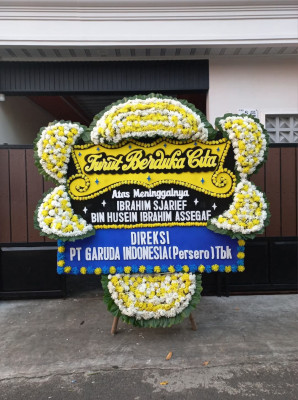 Papan Bunga Duka di Halongonan Timur