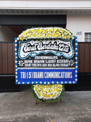 Papan Bunga Duka di Halongonan Timur
